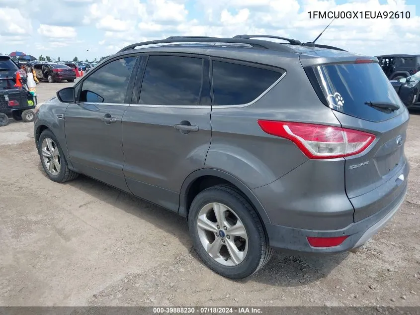 1FMCU0GX1EUA92610 2014 Ford Escape Se