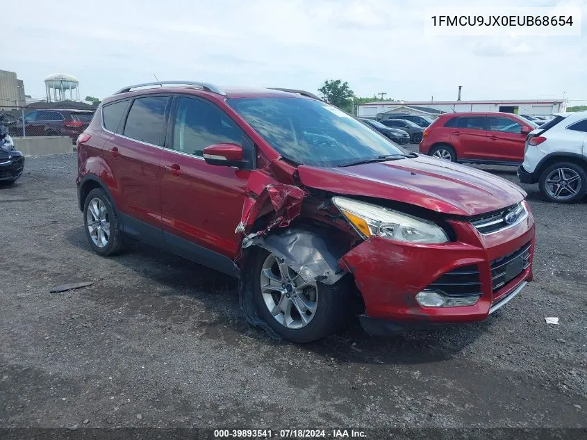 2014 Ford Escape Titanium VIN: 1FMCU9JX0EUB68654 Lot: 39893541