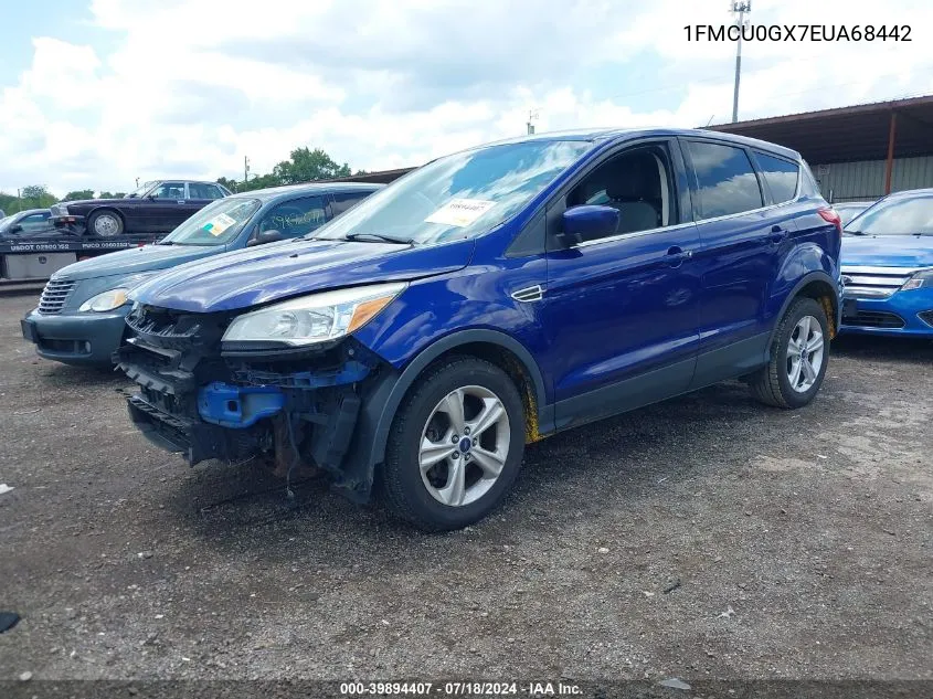 2014 Ford Escape Se VIN: 1FMCU0GX7EUA68442 Lot: 39894407