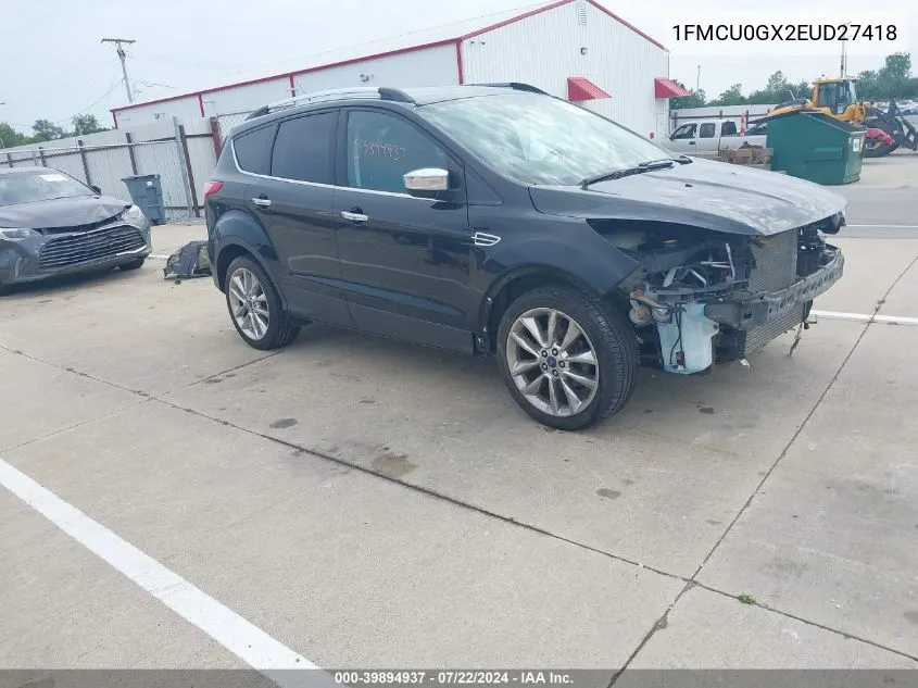 2014 Ford Escape Se VIN: 1FMCU0GX2EUD27418 Lot: 39894937