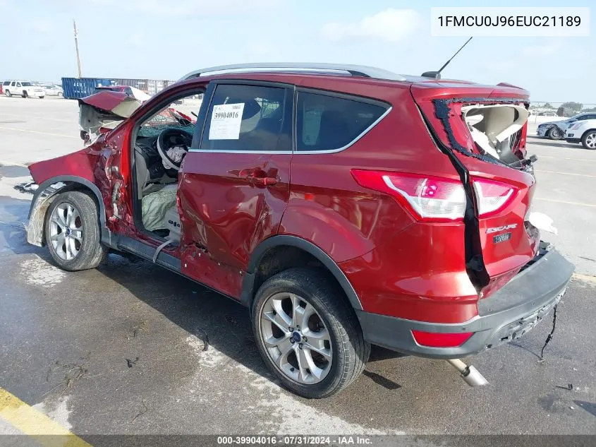 1FMCU0J96EUC21189 2014 Ford Escape Titanium