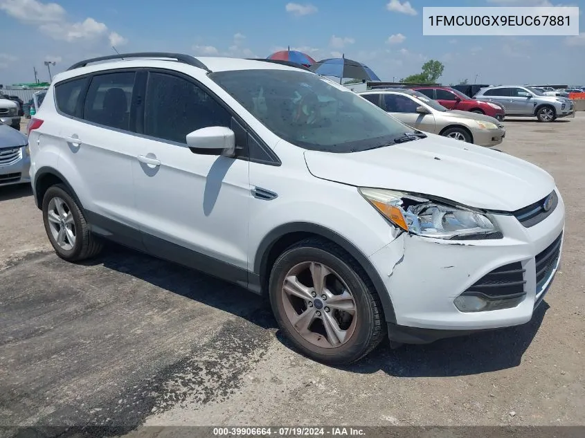 1FMCU0GX9EUC67881 2014 Ford Escape Se