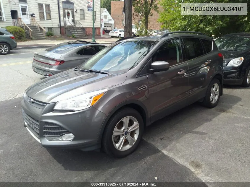 2014 Ford Escape Se VIN: 1FMCU9GX6EUC34101 Lot: 39913925