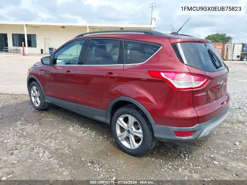 2014 Ford Escape Se VIN: 1FMCU9GX0EUB75823 Lot: 39918779