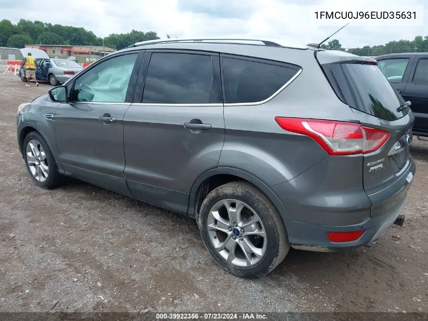 2014 Ford Escape Titanium VIN: 1FMCU0J96EUD35631 Lot: 39922356