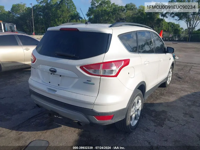 2014 Ford Escape Se VIN: 1FMCU0G91EUC90234 Lot: 39932339