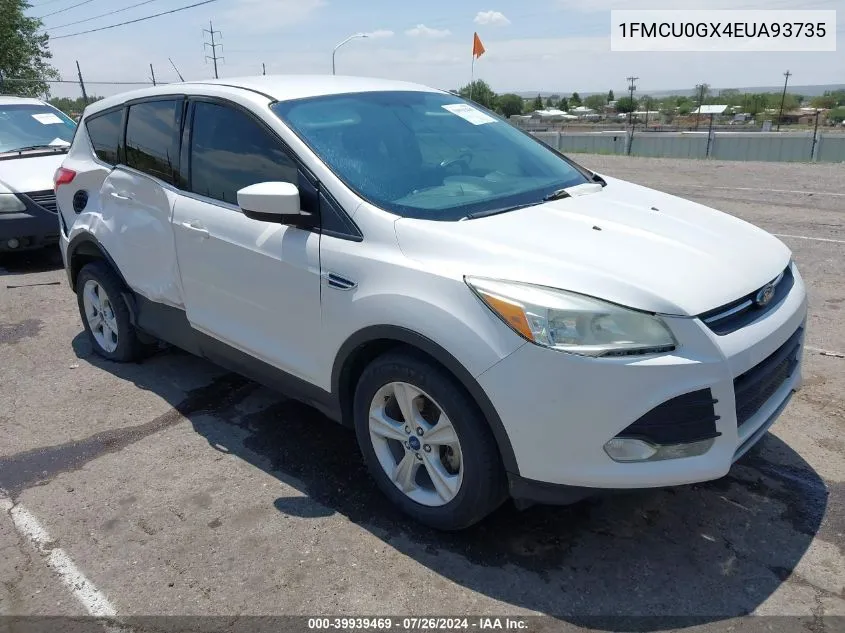 1FMCU0GX4EUA93735 2014 Ford Escape Se