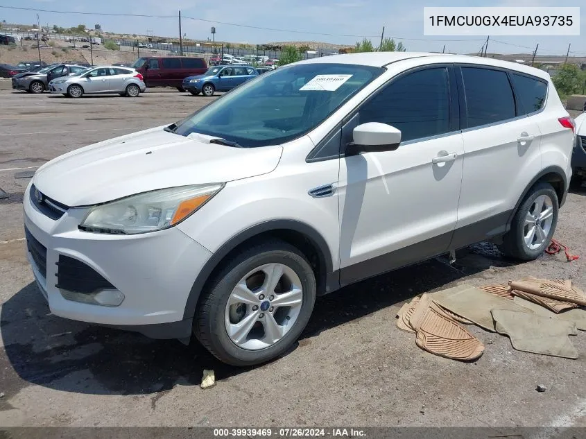 1FMCU0GX4EUA93735 2014 Ford Escape Se