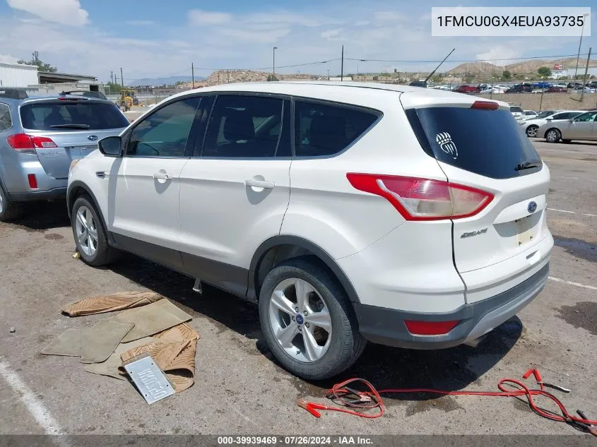 1FMCU0GX4EUA93735 2014 Ford Escape Se