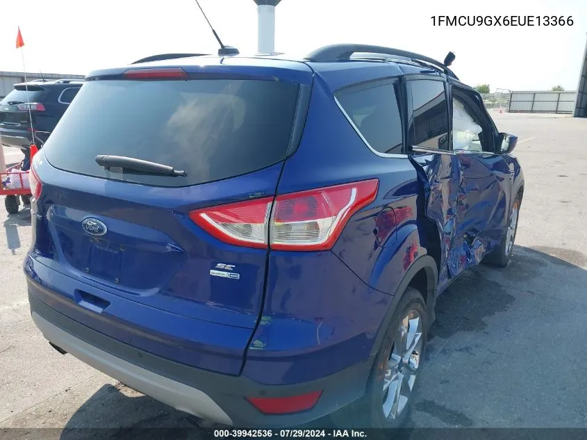 2014 Ford Escape Se VIN: 1FMCU9GX6EUE13366 Lot: 39942536