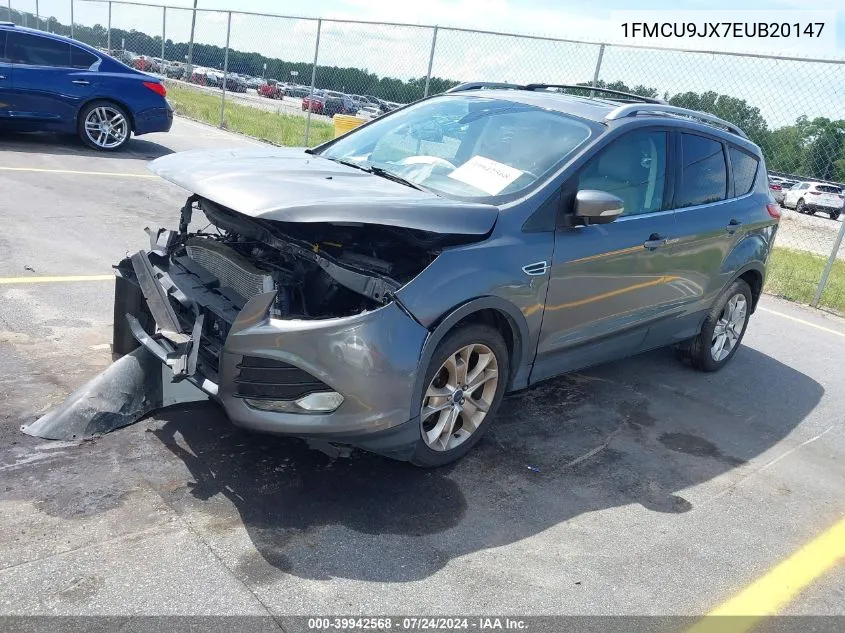 2014 Ford Escape Titanium VIN: 1FMCU9JX7EUB20147 Lot: 39942568