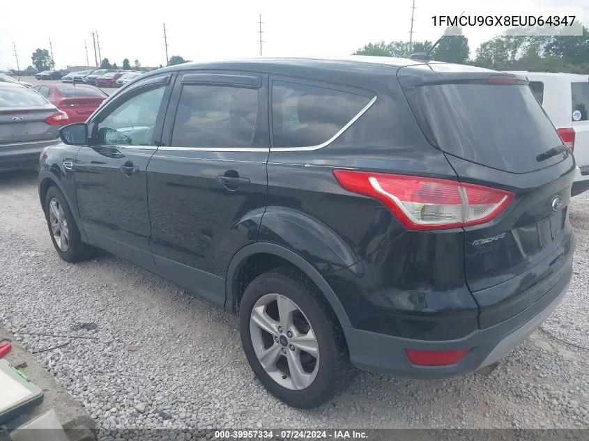 2014 Ford Escape Se VIN: 1FMCU9GX8EUD64347 Lot: 39957334