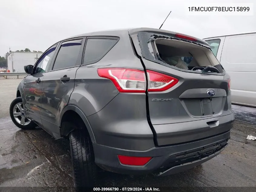 2014 Ford Escape S VIN: 1FMCU0F78EUC15899 Lot: 39966790