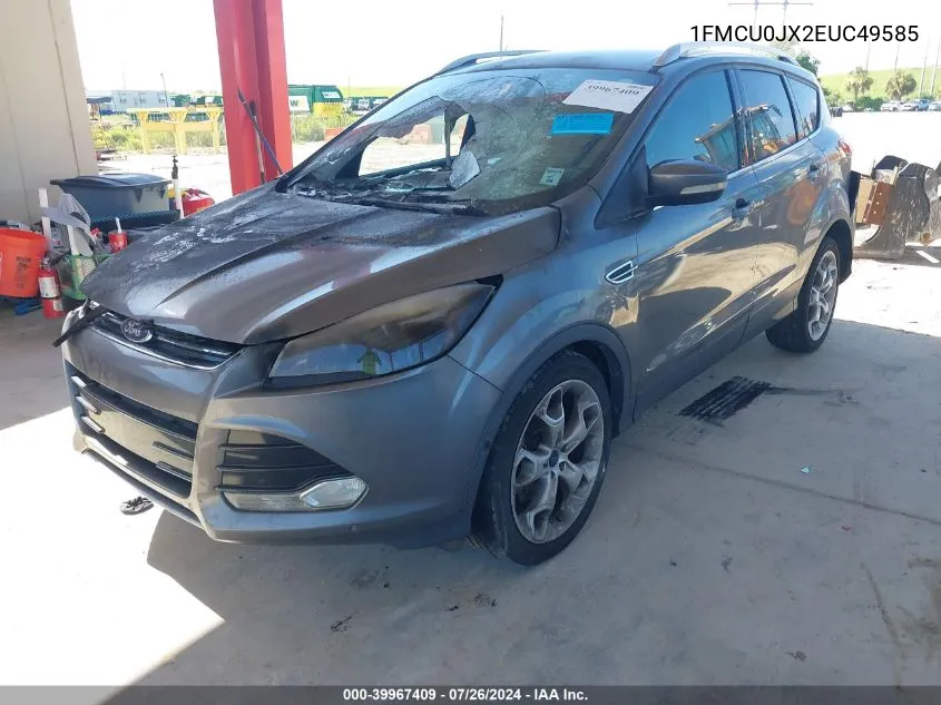 1FMCU0JX2EUC49585 2014 Ford Escape Titanium