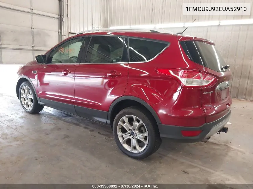 2014 Ford Escape Titanium VIN: 1FMCU9J92EUA52910 Lot: 39968892