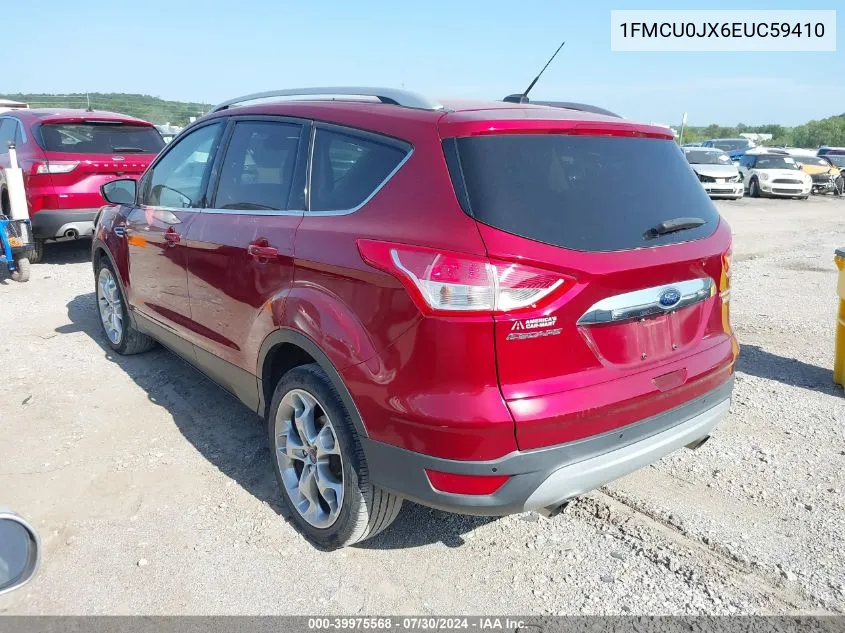 1FMCU0JX6EUC59410 2014 Ford Escape Titanium