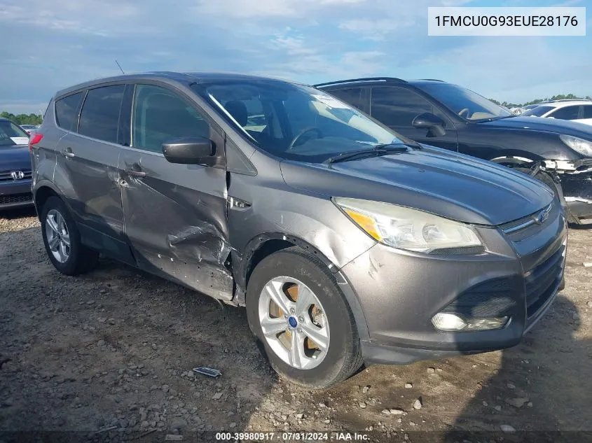 2014 Ford Escape Se VIN: 1FMCU0G93EUE28176 Lot: 39980917