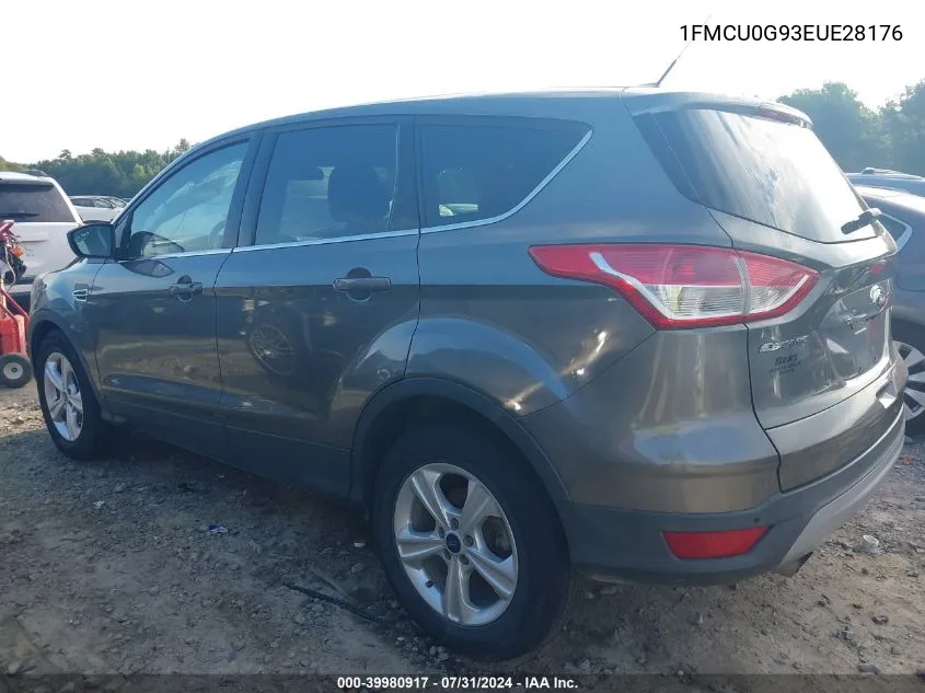 1FMCU0G93EUE28176 2014 Ford Escape Se