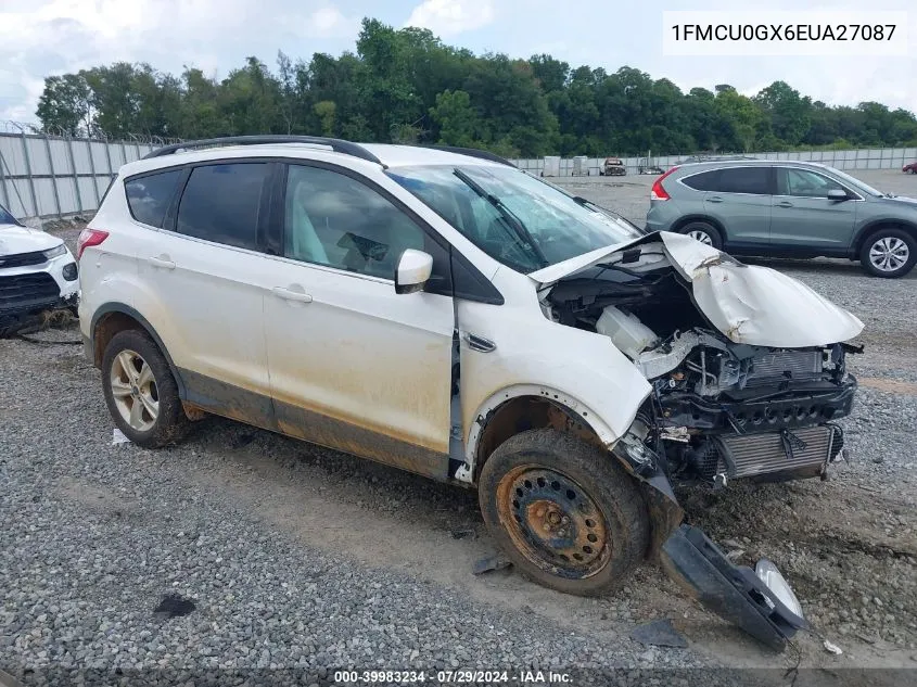 2014 Ford Escape Se VIN: 1FMCU0GX6EUA27087 Lot: 39983234