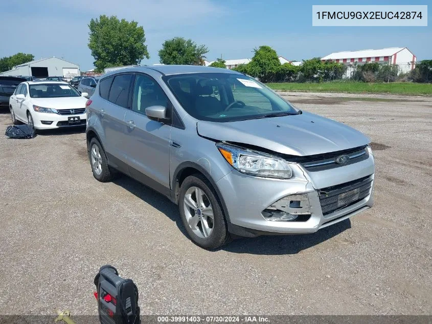 1FMCU9GX2EUC42874 2014 Ford Escape Se