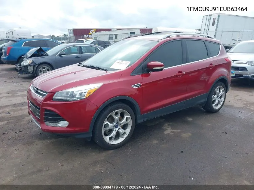 1FMCU9J91EUB63464 2014 Ford Escape Titanium