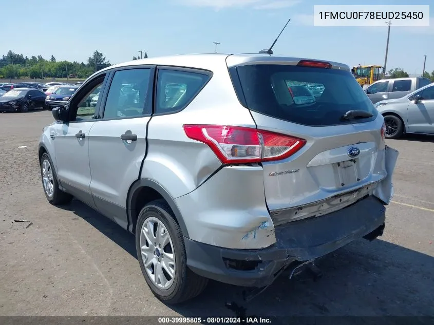 2014 Ford Escape S VIN: 1FMCU0F78EUD25450 Lot: 39995805