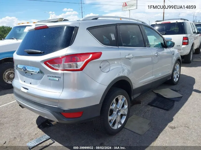 2014 Ford Escape Titanium VIN: 1FMCU0J99EUA14859 Lot: 39999932