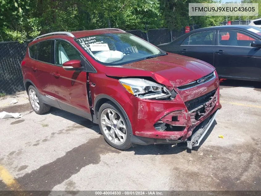 1FMCU9J9XEUC43605 2014 Ford Escape Titanium