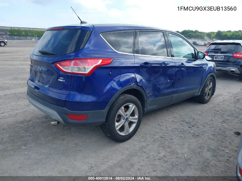 1FMCU9GX3EUB13560 2014 Ford Escape Se