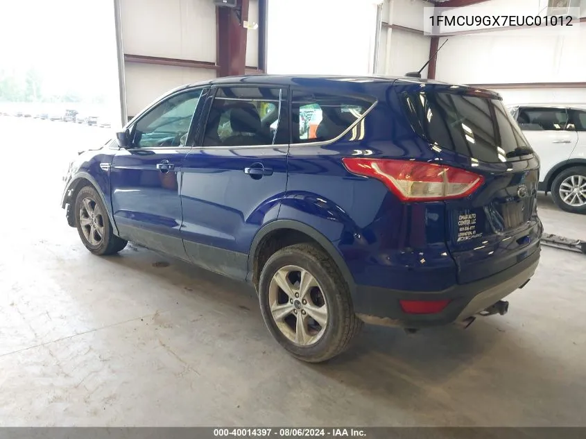 2014 Ford Escape Se VIN: 1FMCU9GX7EUC01012 Lot: 40014397