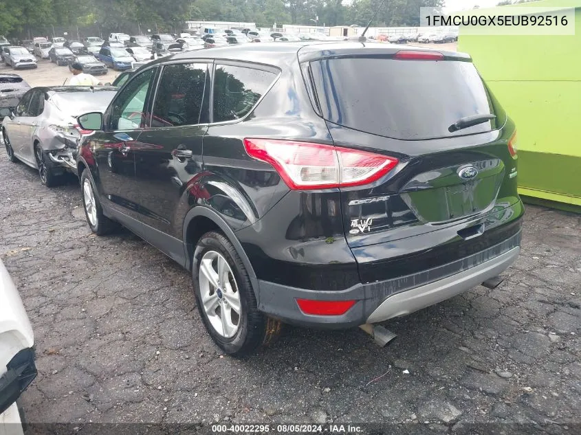 1FMCU0GX5EUB92516 2014 Ford Escape Se