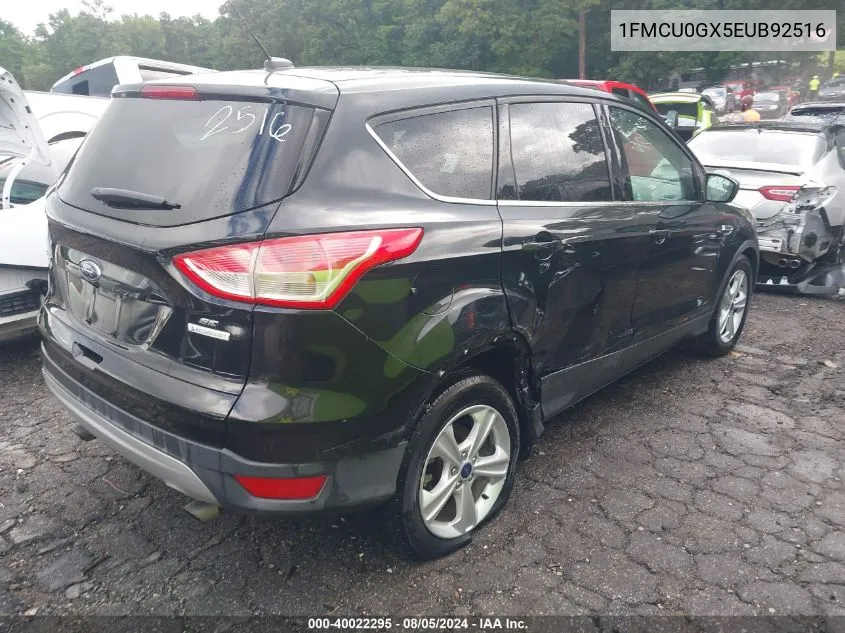 1FMCU0GX5EUB92516 2014 Ford Escape Se