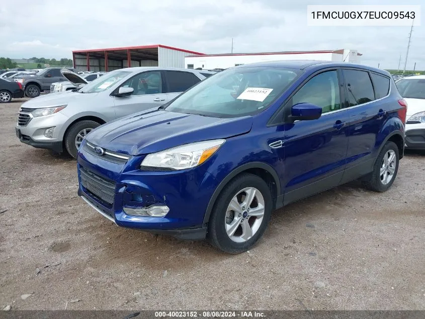 2014 Ford Escape Se VIN: 1FMCU0GX7EUC09543 Lot: 40023152