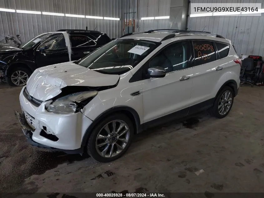 1FMCU9G9XEUE43164 2014 Ford Escape Se