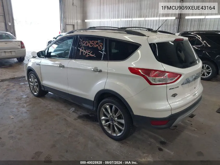 2014 Ford Escape Se VIN: 1FMCU9G9XEUE43164 Lot: 40025928