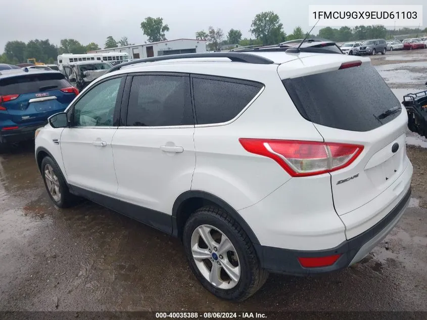 2014 Ford Escape Se VIN: 1FMCU9GX9EUD61103 Lot: 40035388