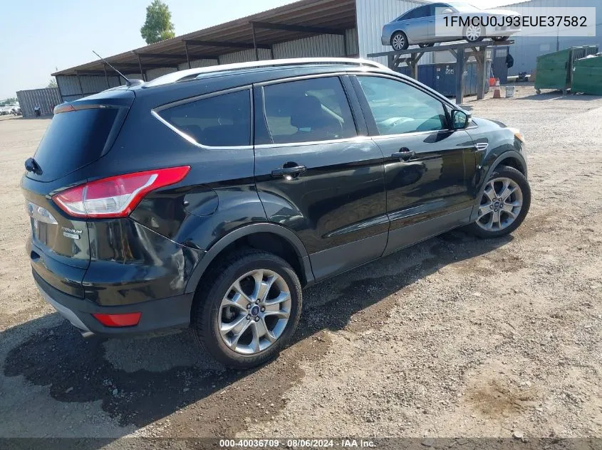 2014 Ford Escape Titanium VIN: 1FMCU0J93EUE37582 Lot: 40036709