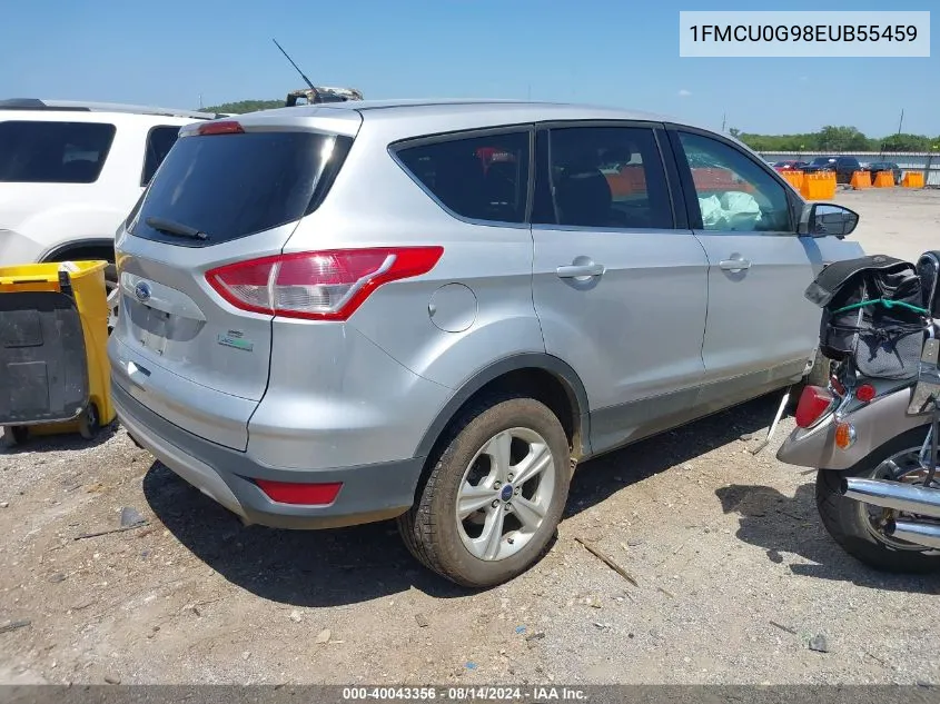 1FMCU0G98EUB55459 2014 Ford Escape Se