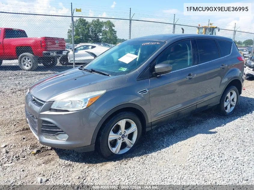 2014 Ford Escape Se VIN: 1FMCU9GX9EUE36995 Lot: 40051052