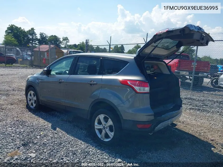 2014 Ford Escape Se VIN: 1FMCU9GX9EUE36995 Lot: 40051052