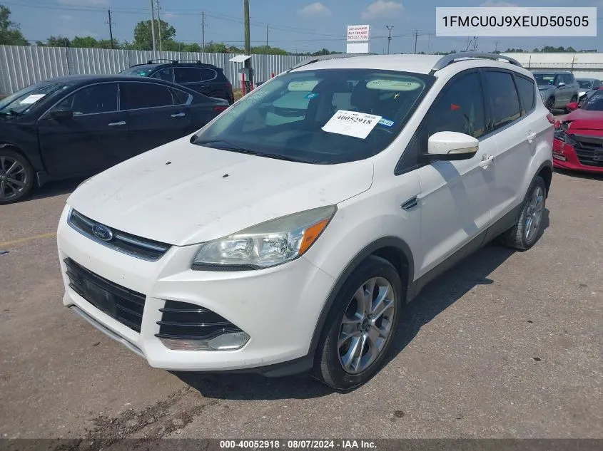 2014 Ford Escape Titanium VIN: 1FMCU0J9XEUD50505 Lot: 40052918