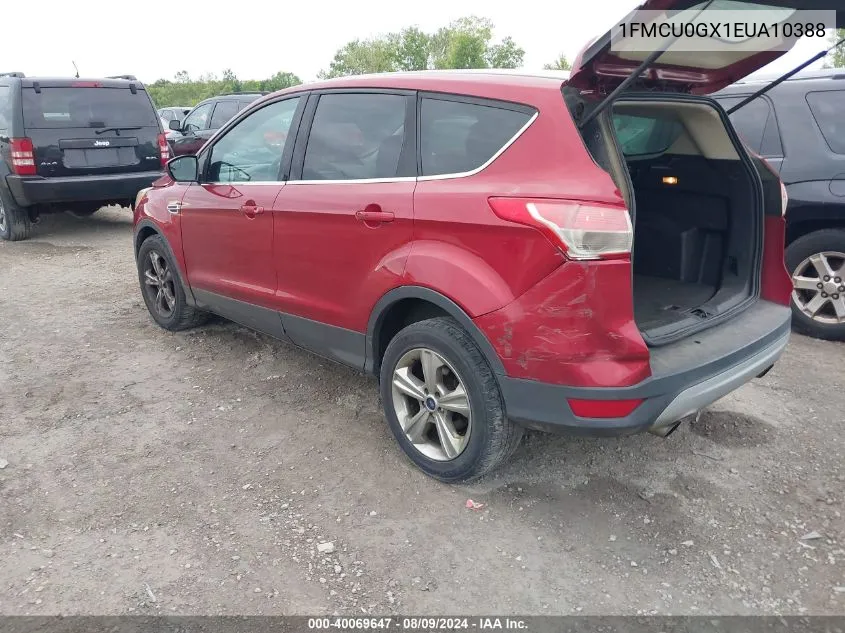 1FMCU0GX1EUA10388 2014 Ford Escape Se