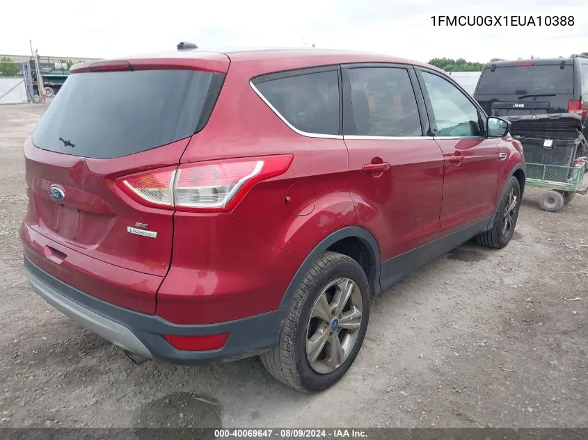 1FMCU0GX1EUA10388 2014 Ford Escape Se