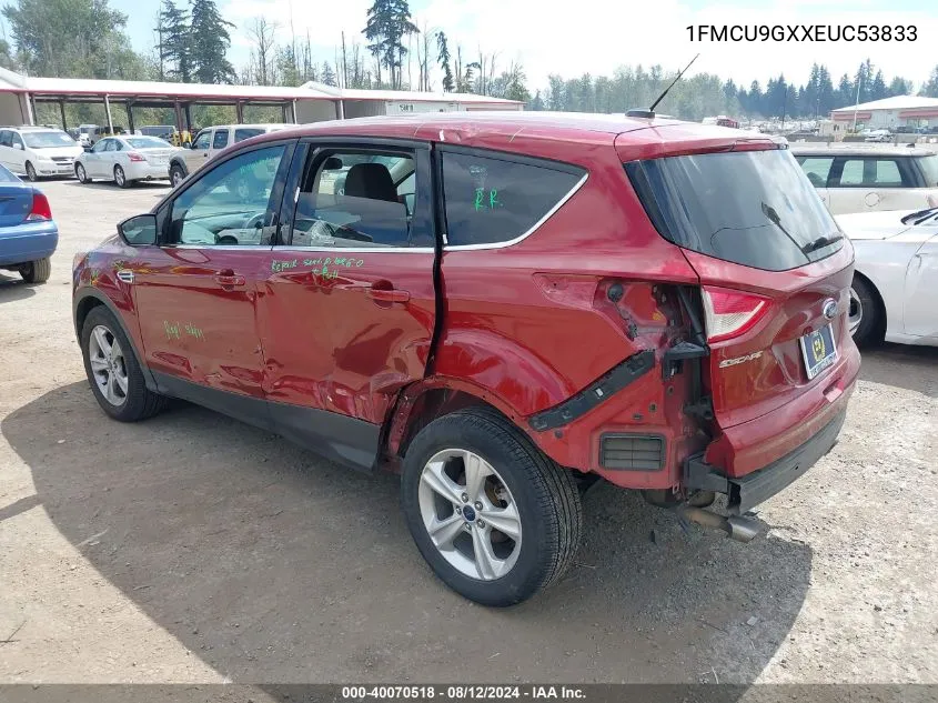 1FMCU9GXXEUC53833 2014 Ford Escape Se