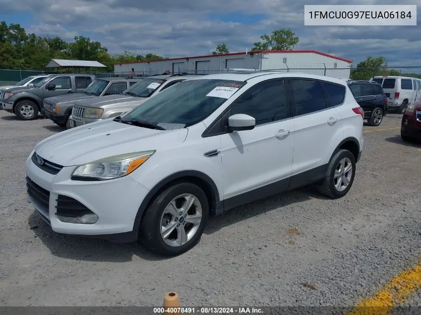 2014 Ford Escape Se VIN: 1FMCU0G97EUA06184 Lot: 40078491