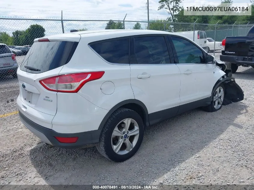 2014 Ford Escape Se VIN: 1FMCU0G97EUA06184 Lot: 40078491