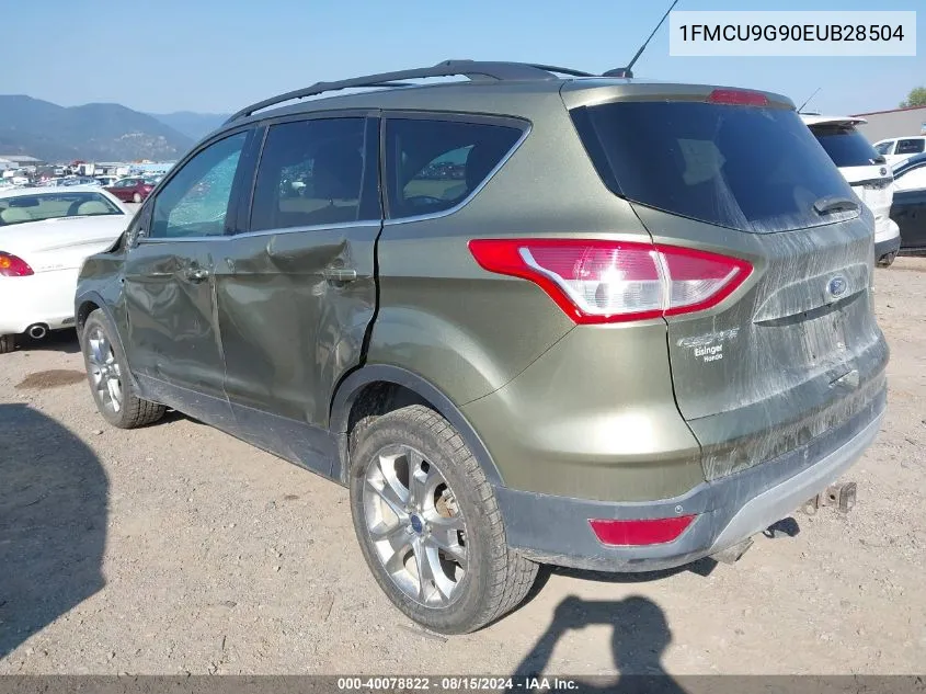 2014 Ford Escape Se VIN: 1FMCU9G90EUB28504 Lot: 40078822