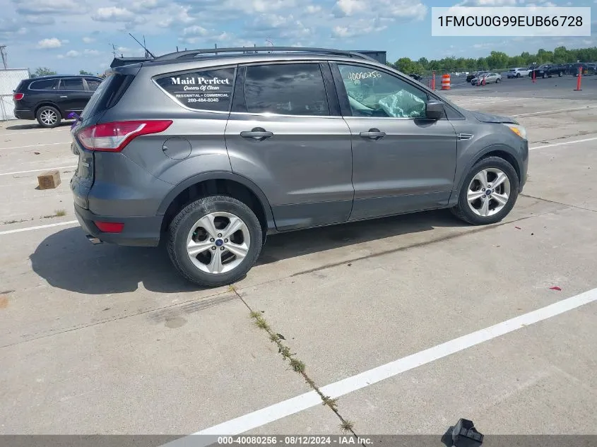 1FMCU0G99EUB66728 2014 Ford Escape Se