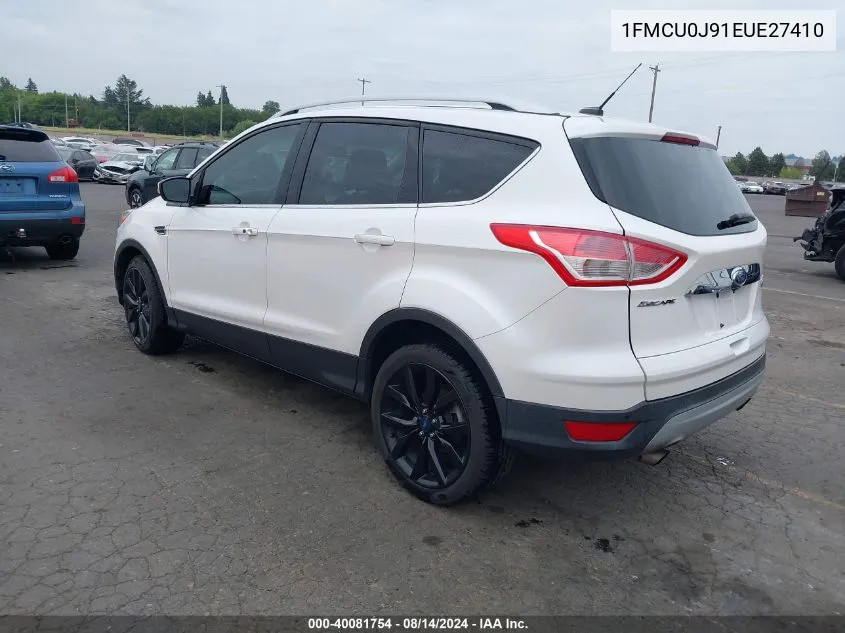 2014 Ford Escape Titanium VIN: 1FMCU0J91EUE27410 Lot: 40081754