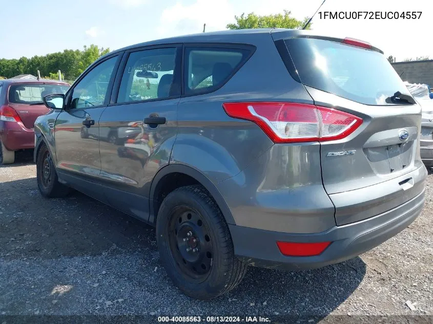 2014 Ford Escape S VIN: 1FMCU0F72EUC04557 Lot: 40085563